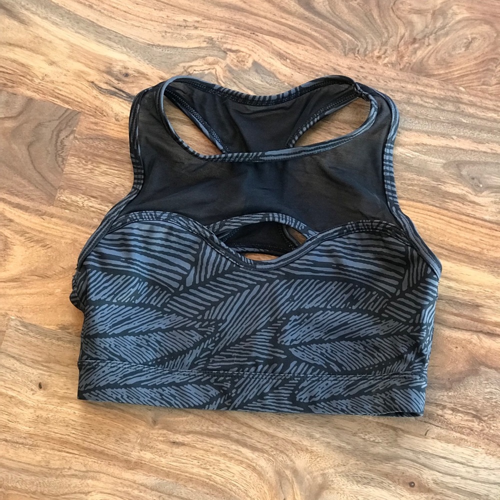 Glyder Leaf Print Poise Sports Bra